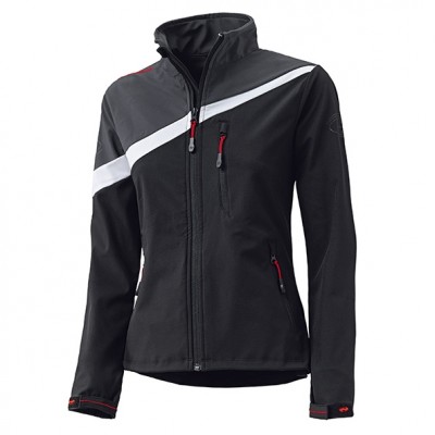 Held SOFTSHELL dámská voděodolná softshell bunda černá/šedá/bílá vel.DXS